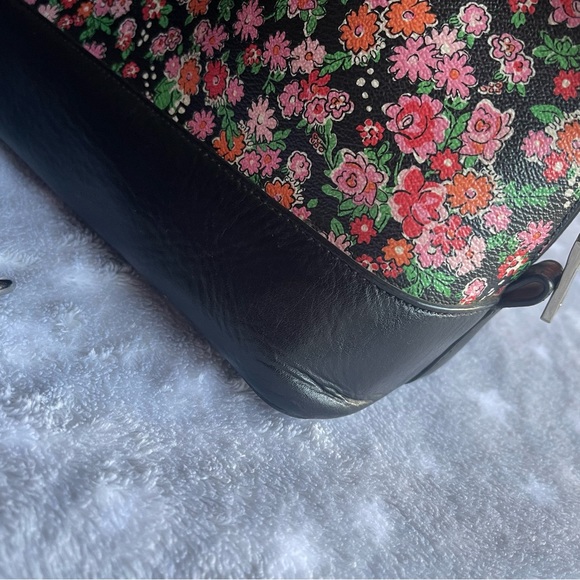 Coach sierra crossbody - Black & Pink Floral Mini Bowler-Style - Picture 7 of 16